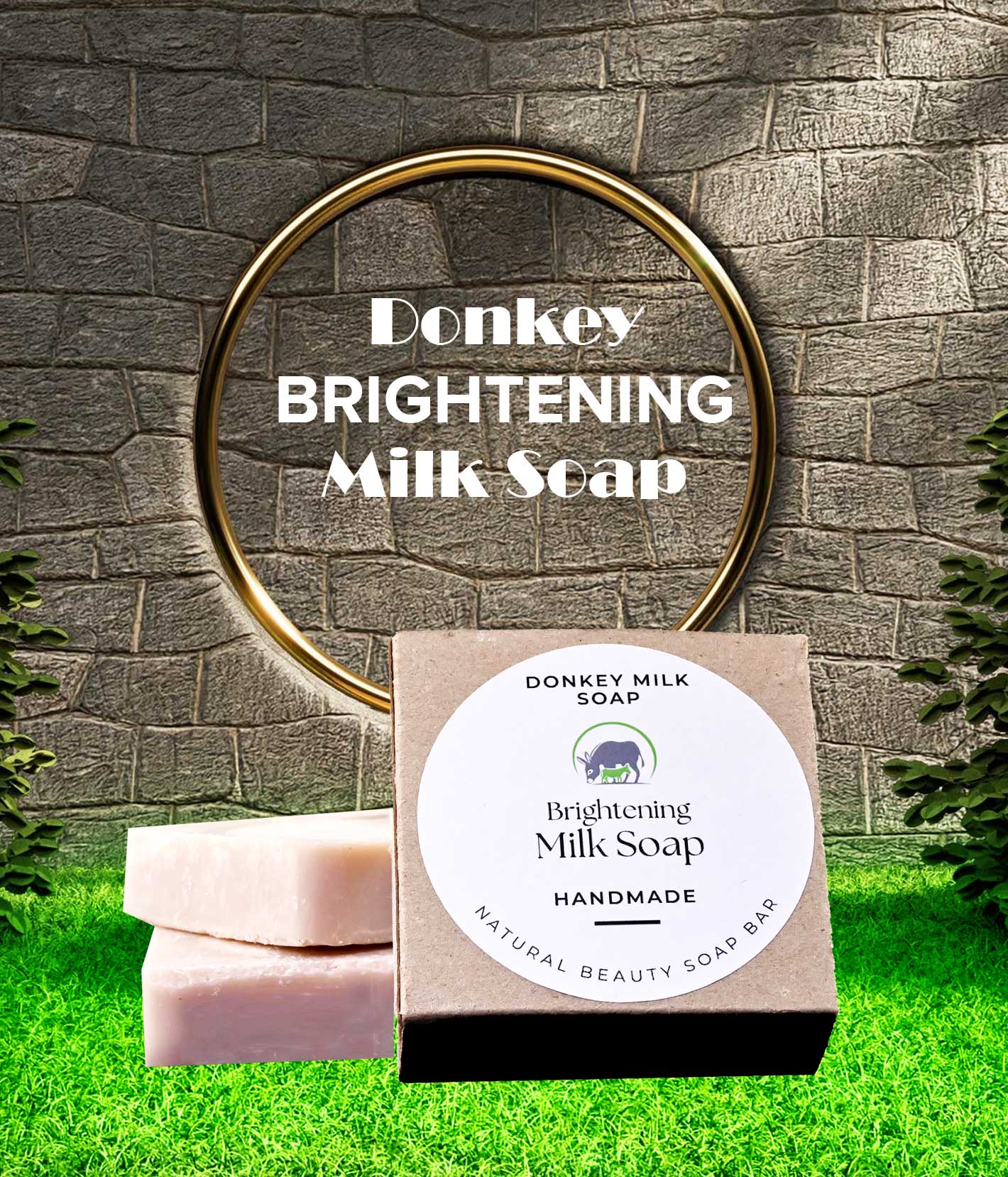 Cold Processed Donkey Milk Soap - Brightening Milk Soap
